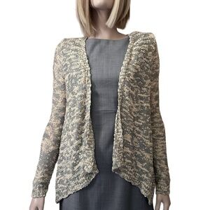 Nordstrom Olivia Sky Cardigan Sweater Popcorn Knit Chunky Open Front Duster